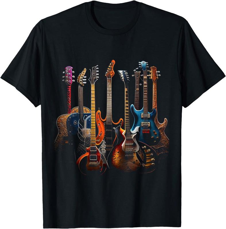 Camp Crystal Guitars guitarists gift  Unisex T-Shirt Sweatshirt Hoodie Crewneck Casual Shortsleeve Tshirt