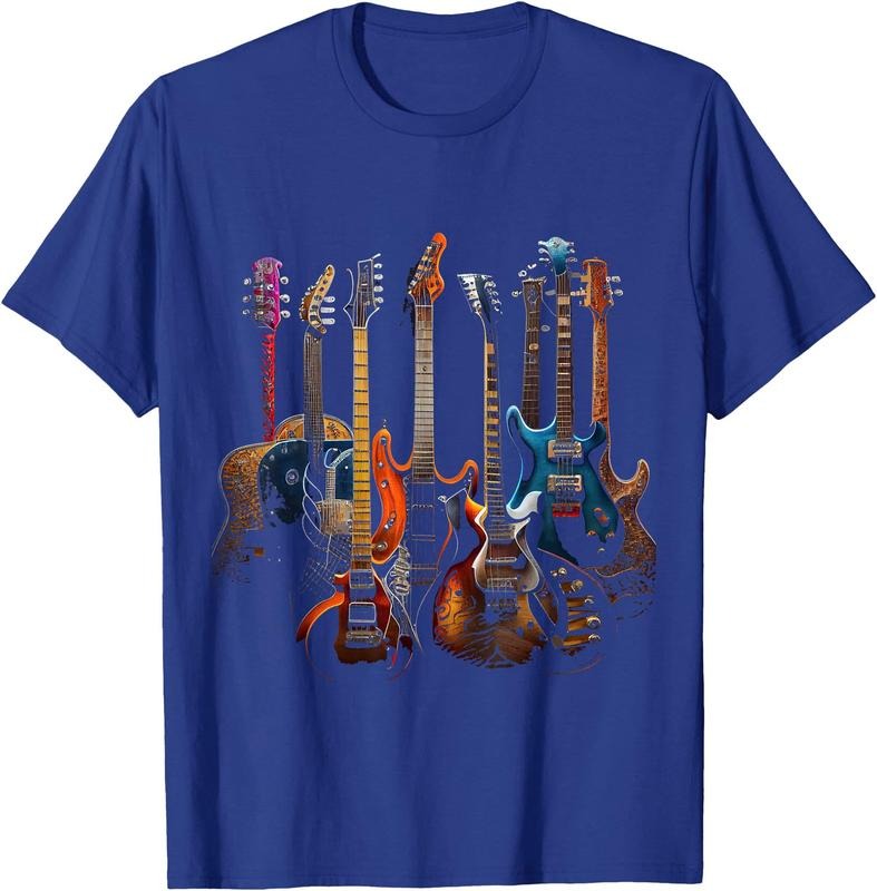 Camp Crystal Guitars guitarists gift  Unisex T-Shirt Sweatshirt Hoodie Crewneck Casual Shortsleeve Tshirt