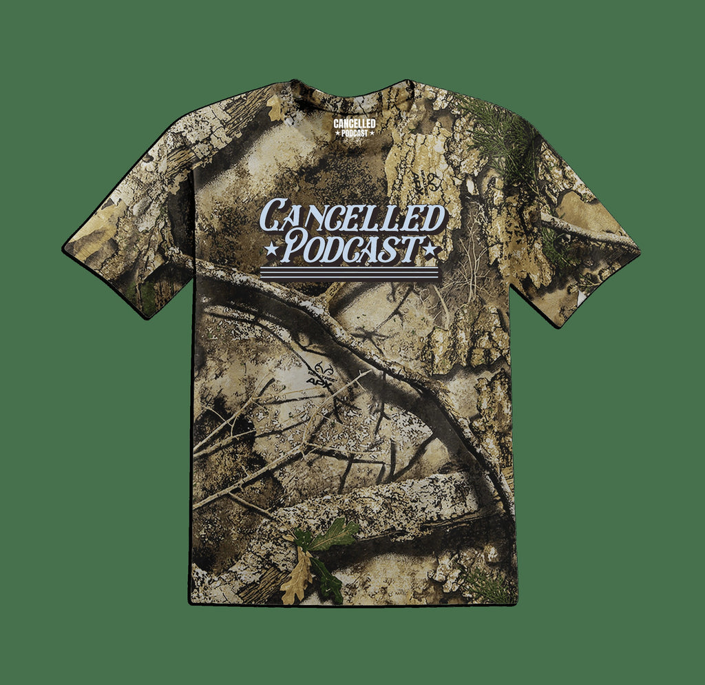 Cancelled Podcast Merch T-Shirt Cancelled Podcast Camo Tee Gifts For Music Fan