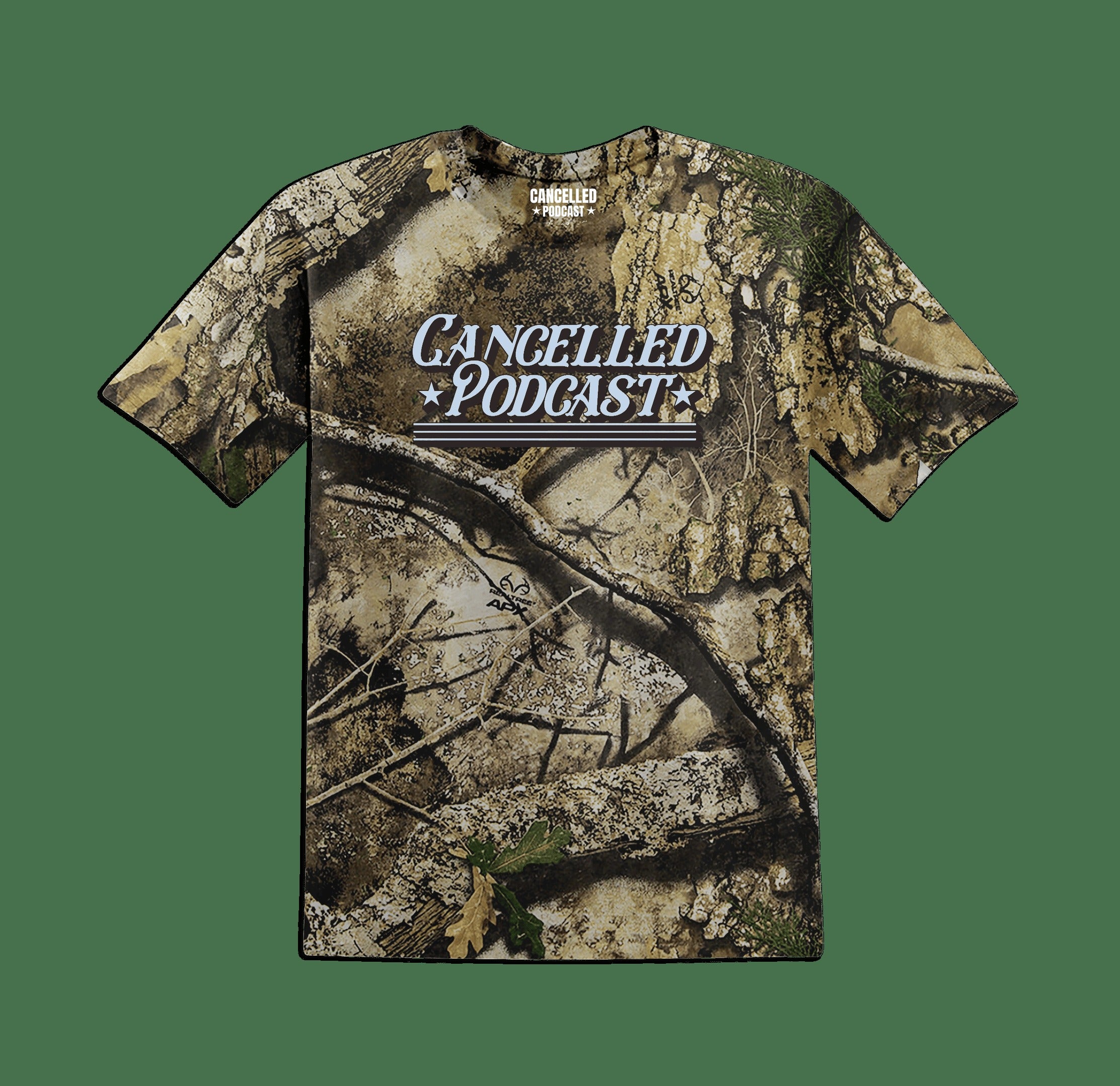 Cancelled Podcast Merch T-Shirt Cancelled Podcast Camo Tee Gifts For Music Fan