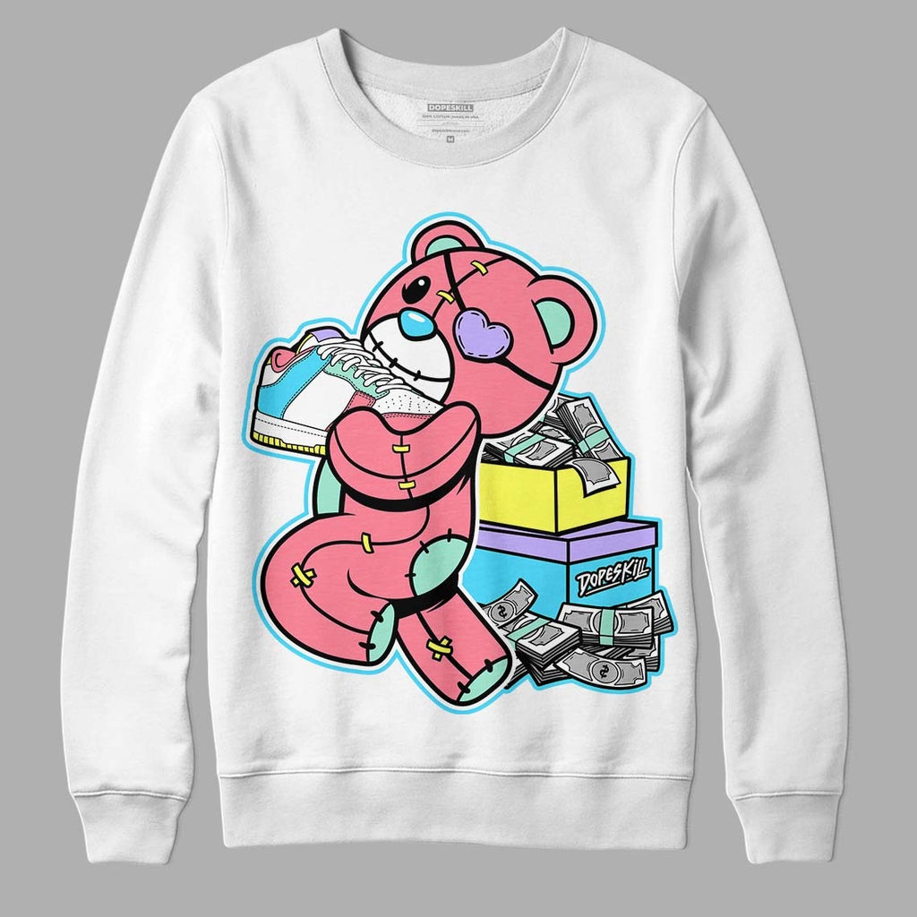Candy Easter Dunk Low DopeSkill Sweatshirt Bear Steals Sneaker Graphic