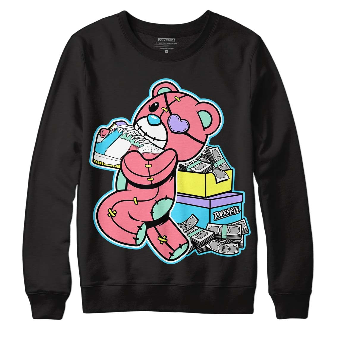 Candy Easter Dunk Low DopeSkill Sweatshirt Bear Steals Sneaker Graphic