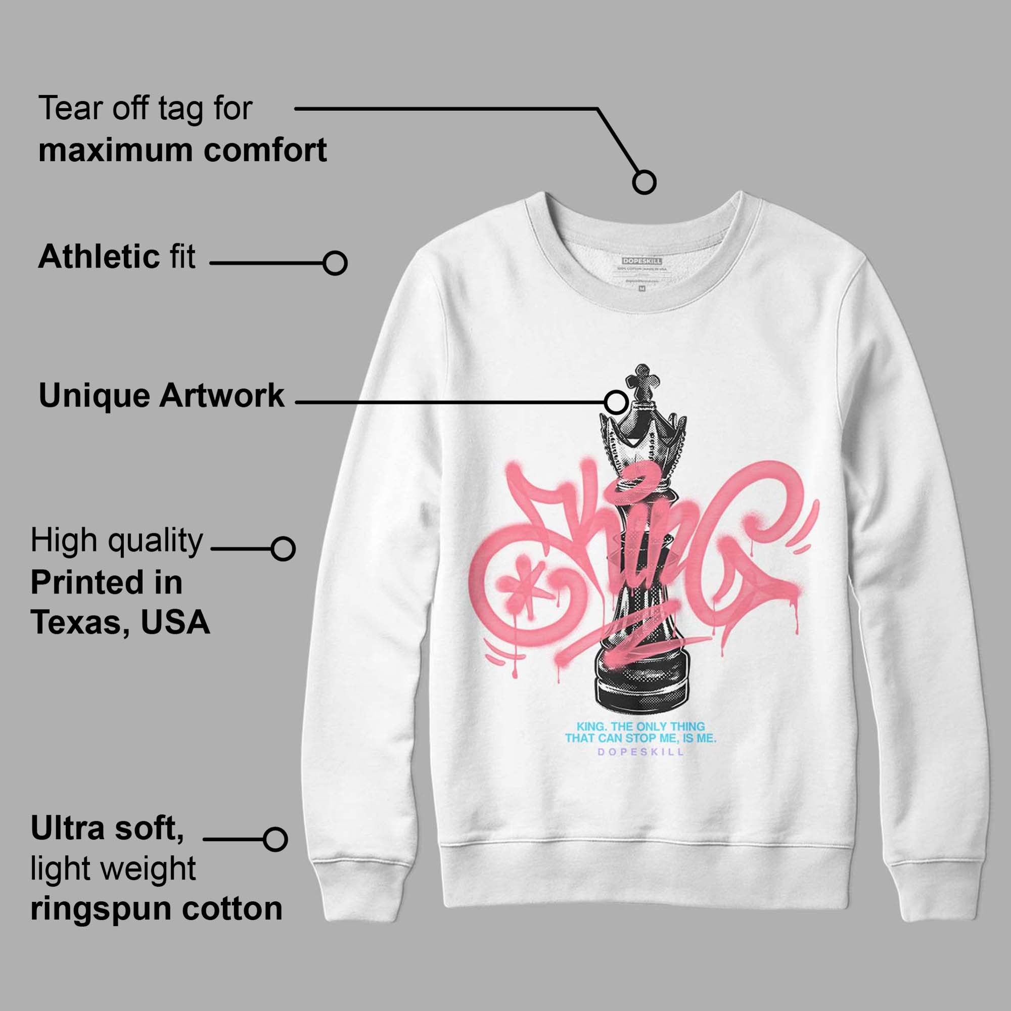 Candy Easter Dunk Low DopeSkill Sweatshirt King Chess Graphic