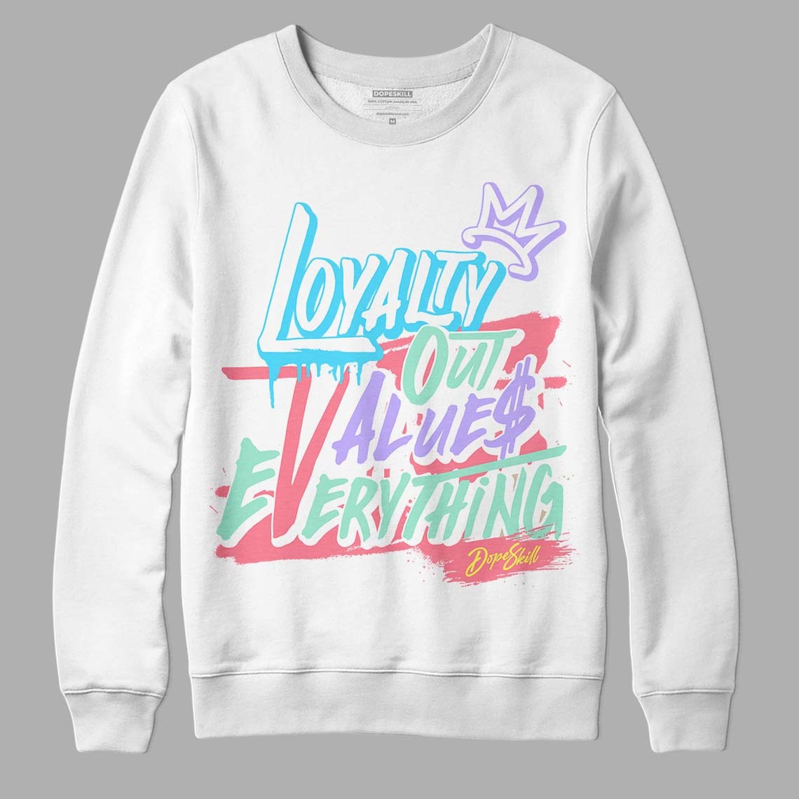 Candy Easter Dunk Low DopeSkill Sweatshirt LOVE Graphic