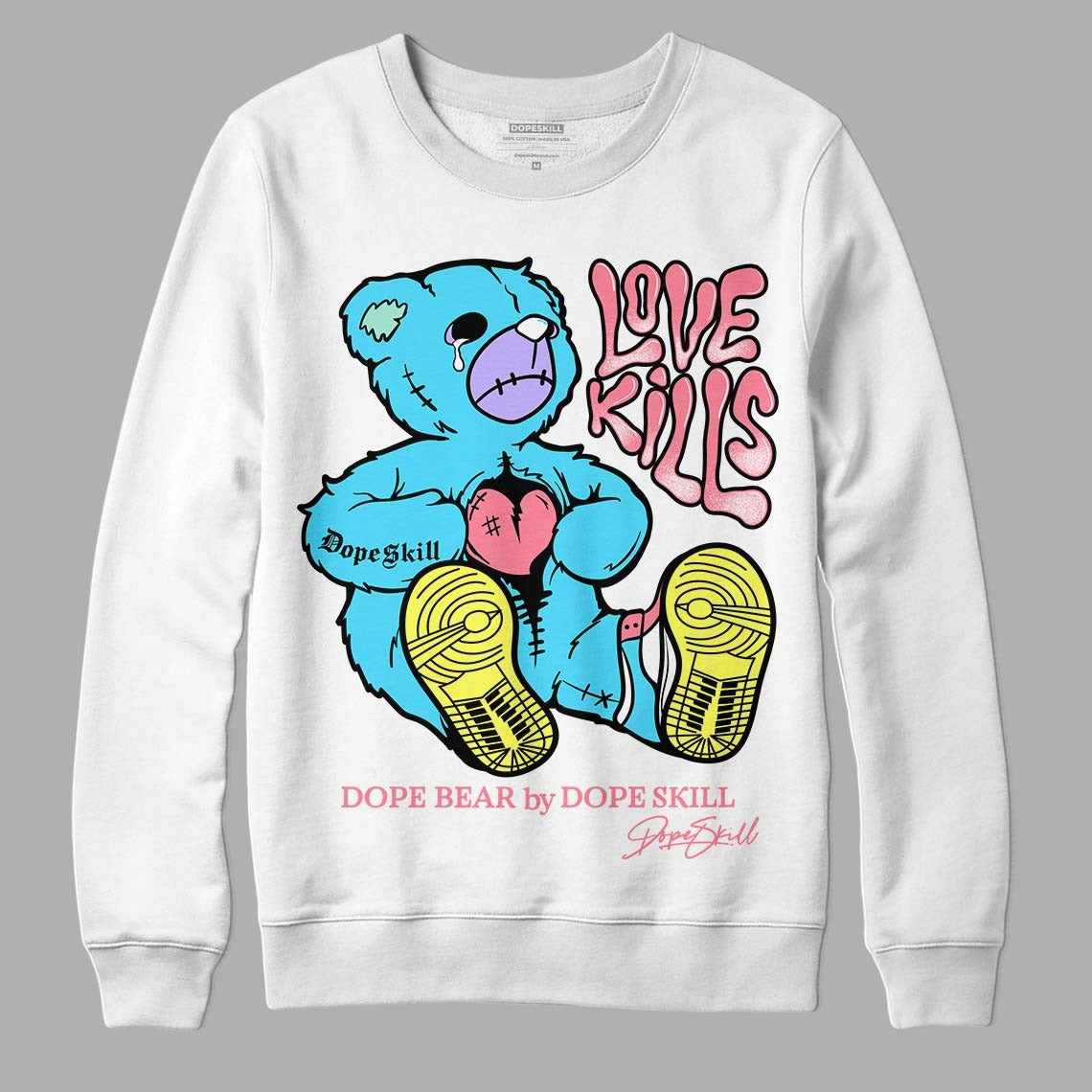 Candy Easter Dunk Low DopeSkill Sweatshirt Love Kills Graphic