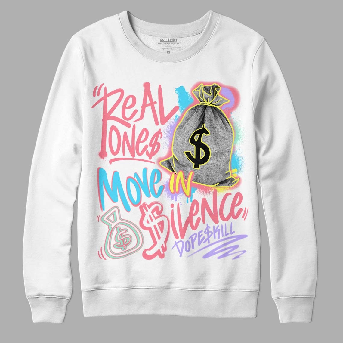 Candy Easter Dunk Low DopeSkill Sweatshirt Real Ones Move In Silence Graphic