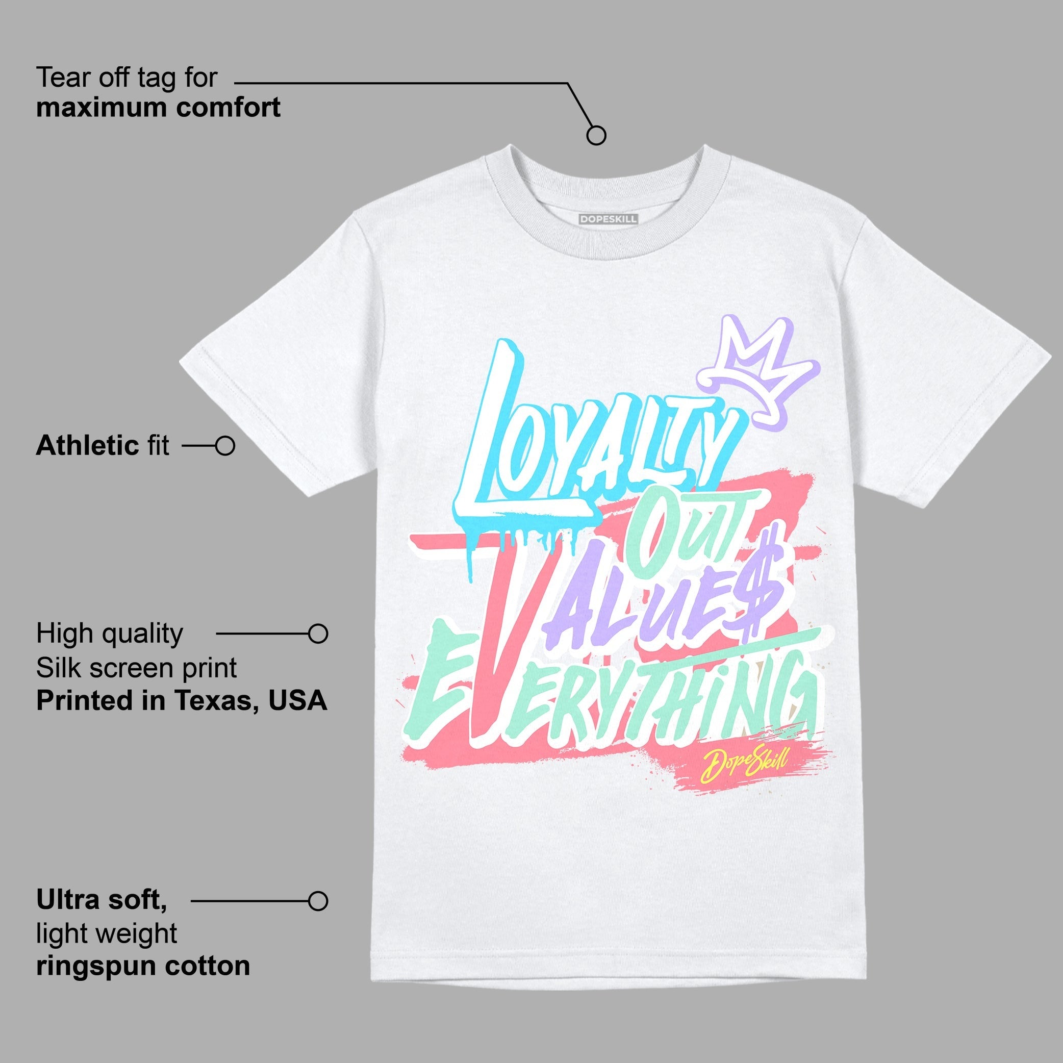 Candy Easter Dunk Low DopeSkill T-Shirt LOVE Graphic