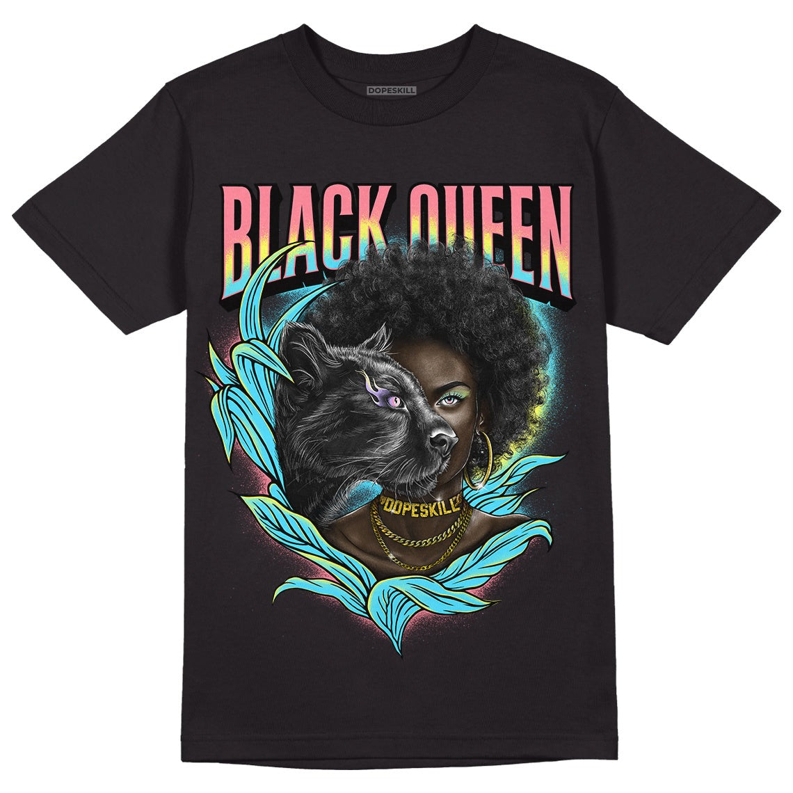 Candy Easter Dunk Low DopeSkill T-Shirt New Black Queen Graphic
