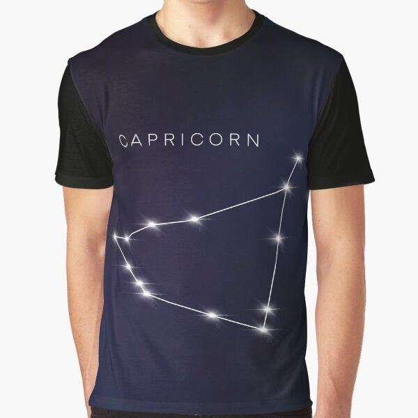 Capricorn Constellation Graphic T Shirt