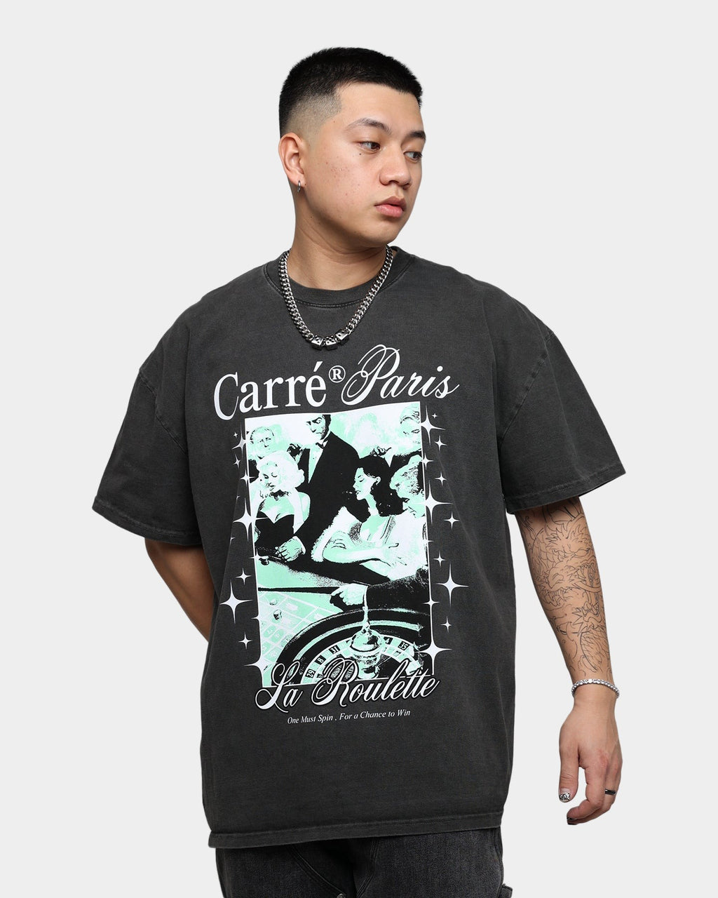 Carré Spin Vintage T-Shirt Black Wash