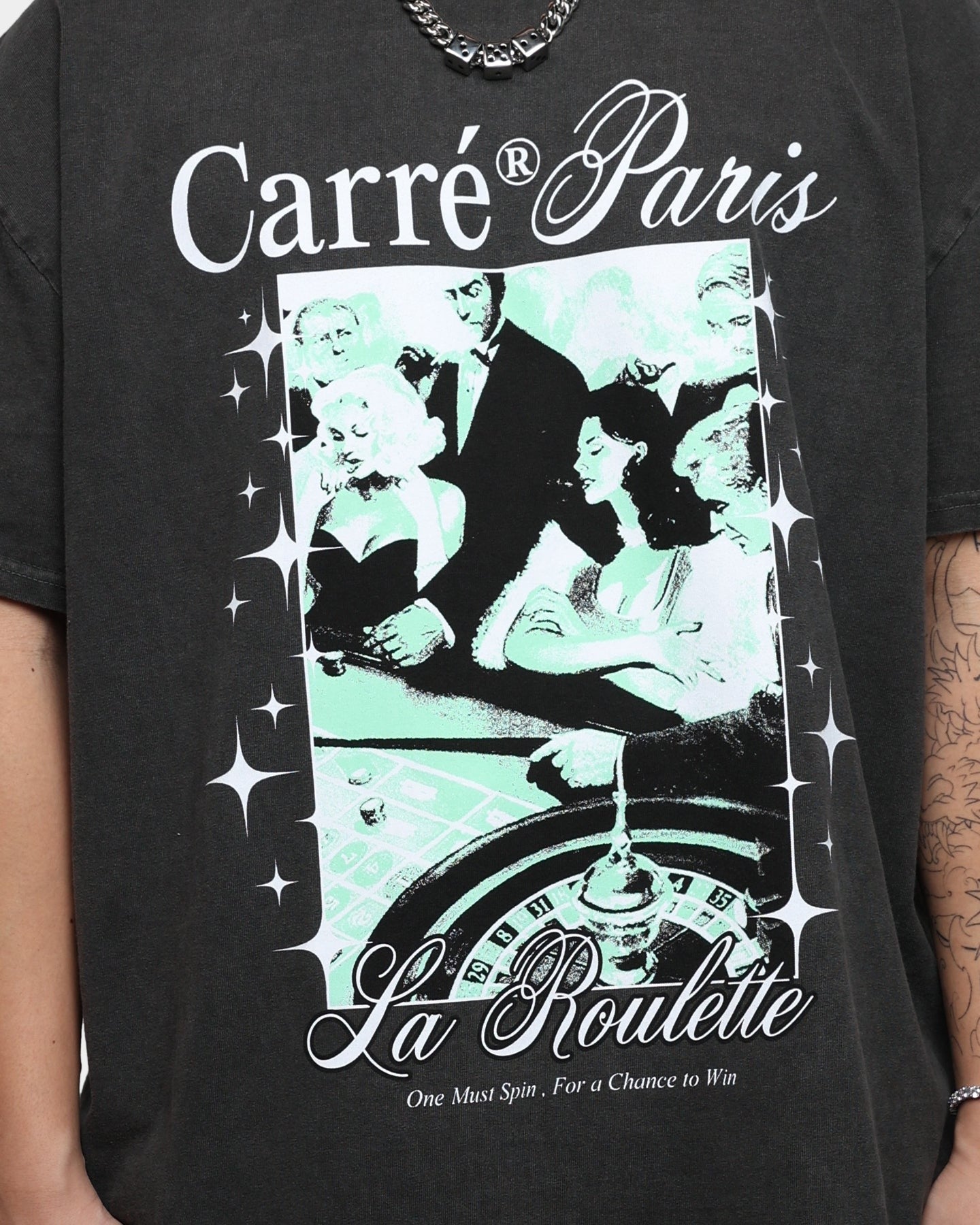 Carré Spin Vintage T-Shirt Black Wash
