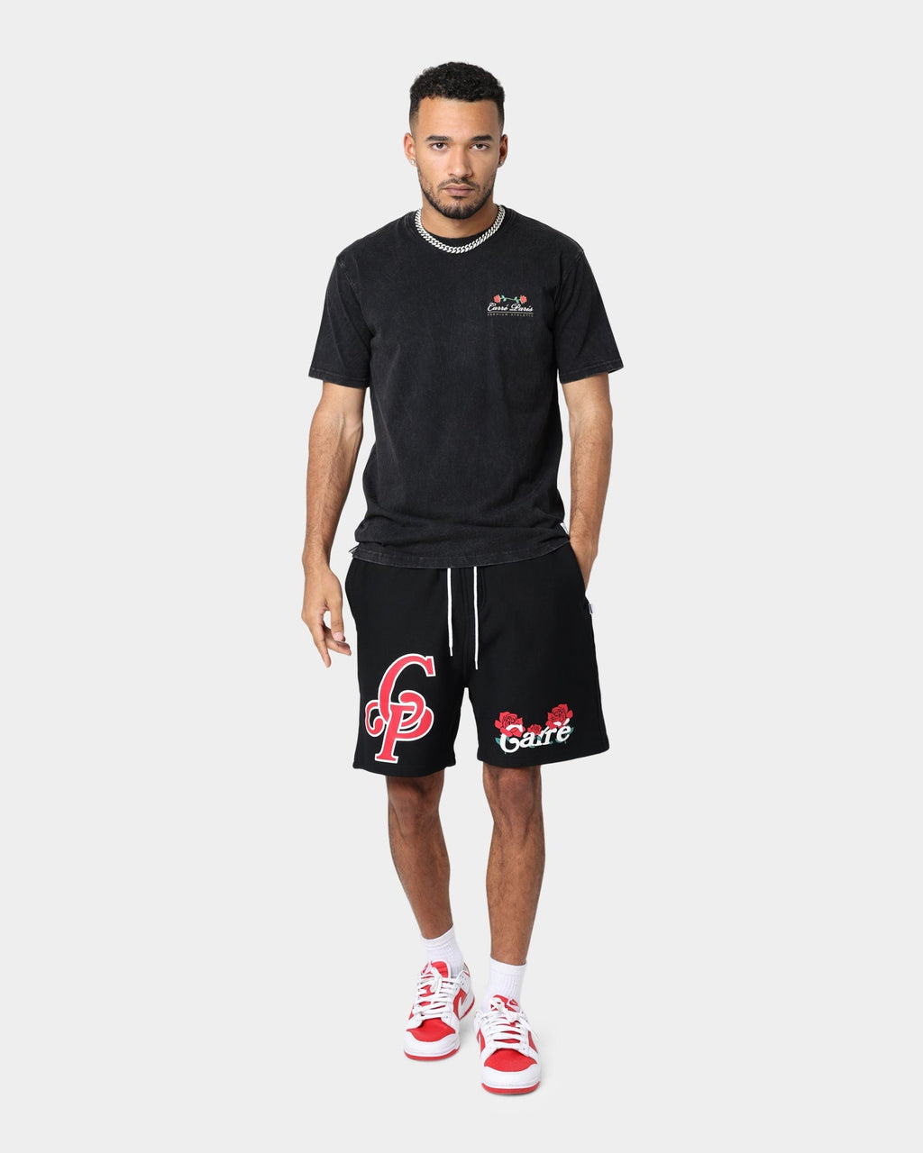 Carre Premium Athletic Vintage T-Shirt Washed Black