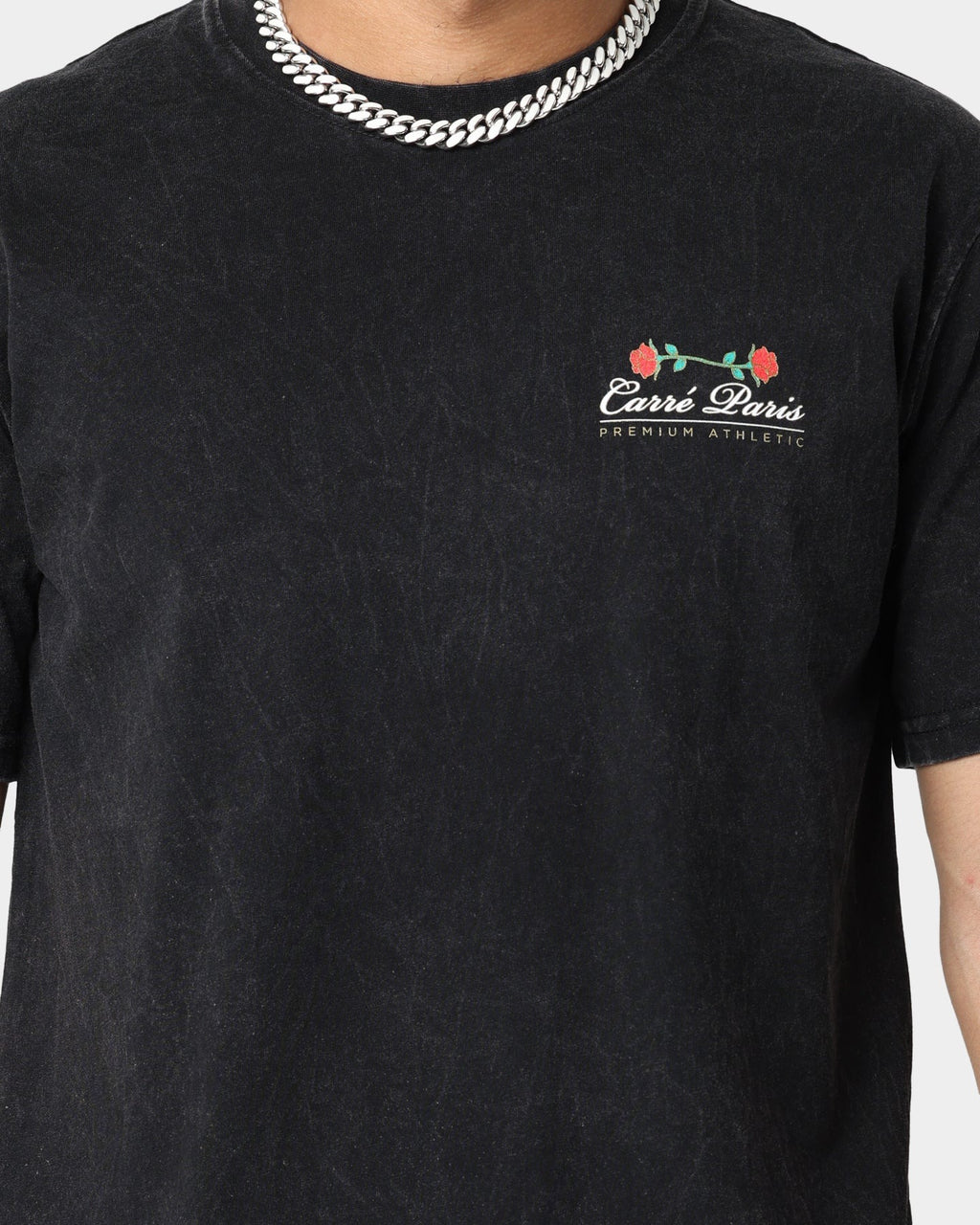 Carre Premium Athletic Vintage T-Shirt Washed Black