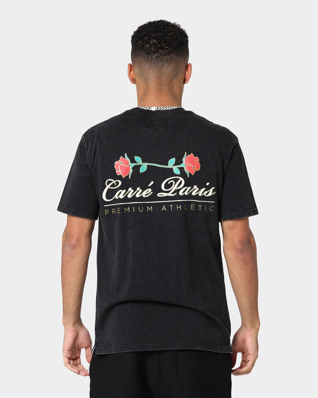 Carre Premium Athletic Vintage T-Shirt Washed Black