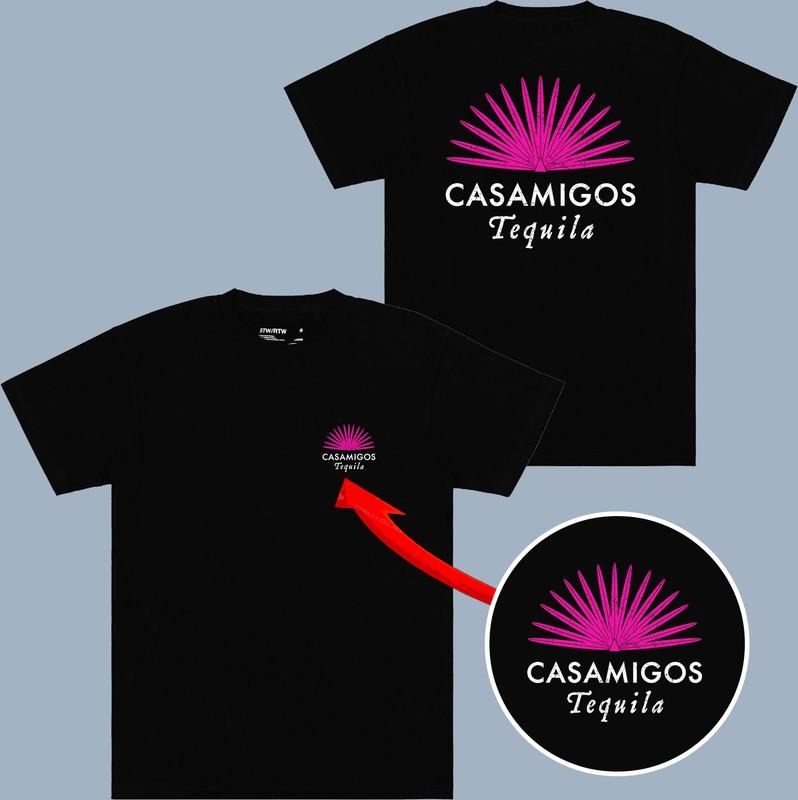 Casamigos Tequila T-shirt - 2 Side Back Ss3 - Variety Of Designs - Iconic Styles - Size Choices Galore - Versatile Unisex Wear - Every Color Available style 001