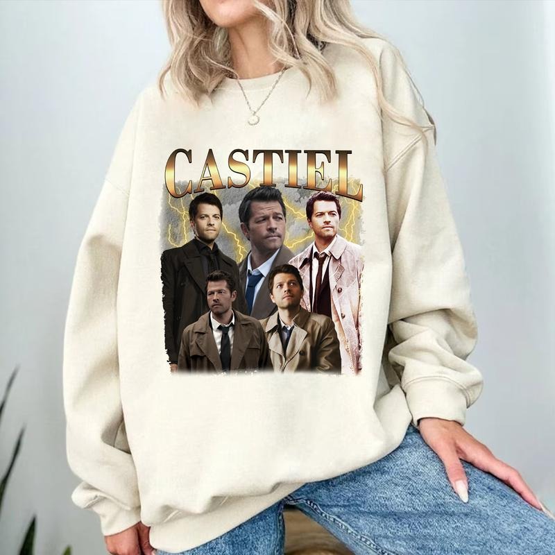Castiel T Shirt, Vintage Castiel T Shirt, Gift For Woman and Man Unisex T-Shirt Sweatshirt Hoodie style 001