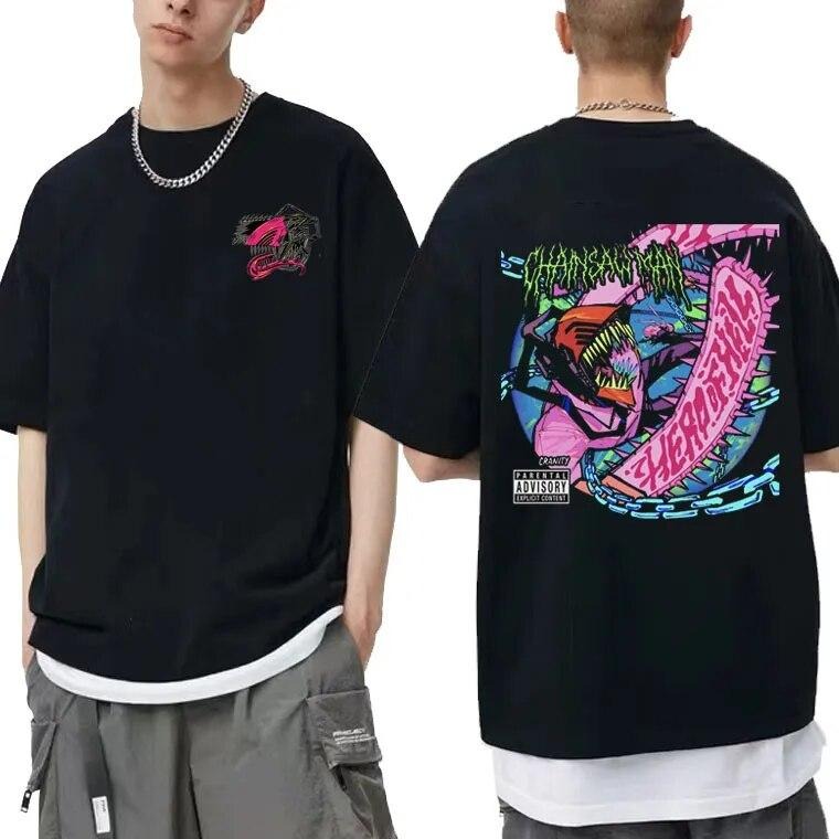 Chainsaw Man Denji Pochita T-shirt| Chainsaw man Anime Tshirt