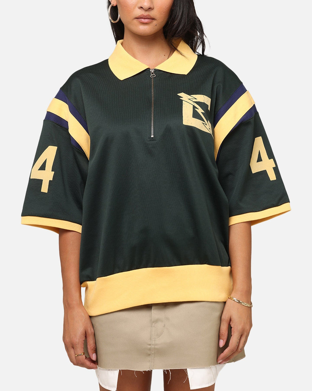Champion 50's Pool Boy Shirt Dark Green Style001