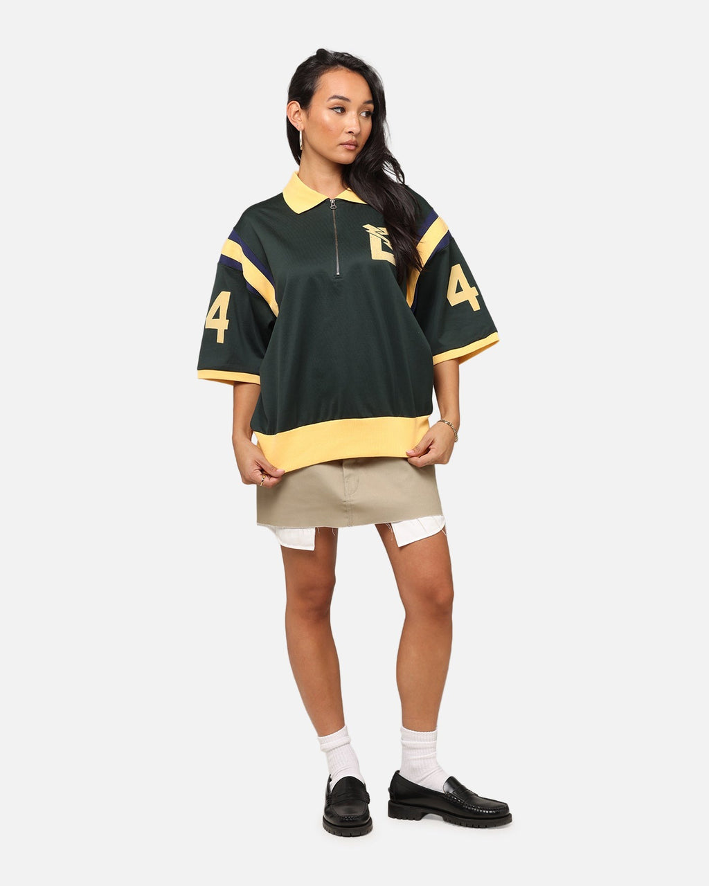 Champion 50's Pool Boy Shirt Dark Green Style001