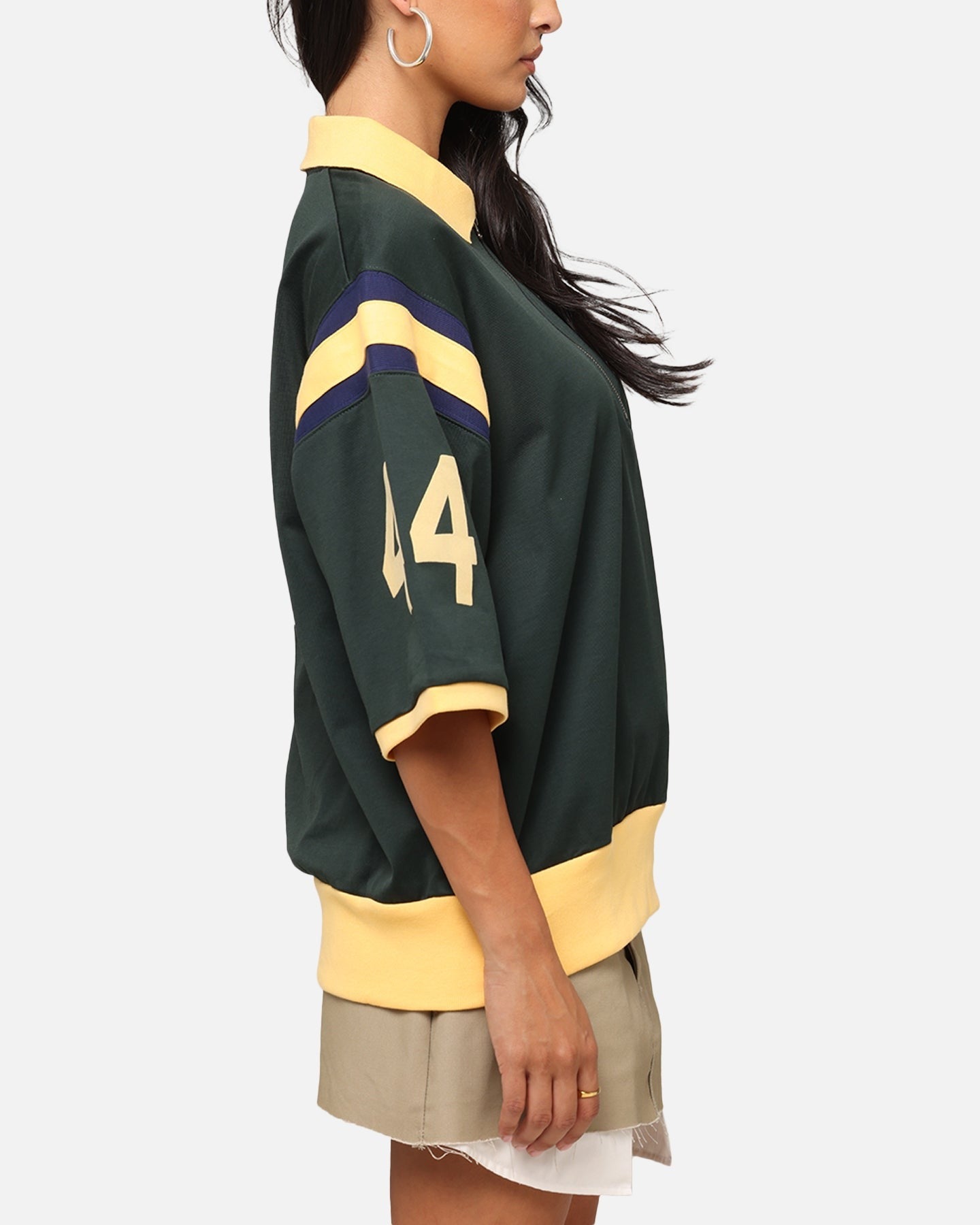 Champion 50's Pool Boy Shirt Dark Green Style001
