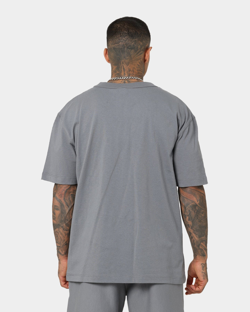 Champion Heritage Arch Logo T-Shirt Calico Grey