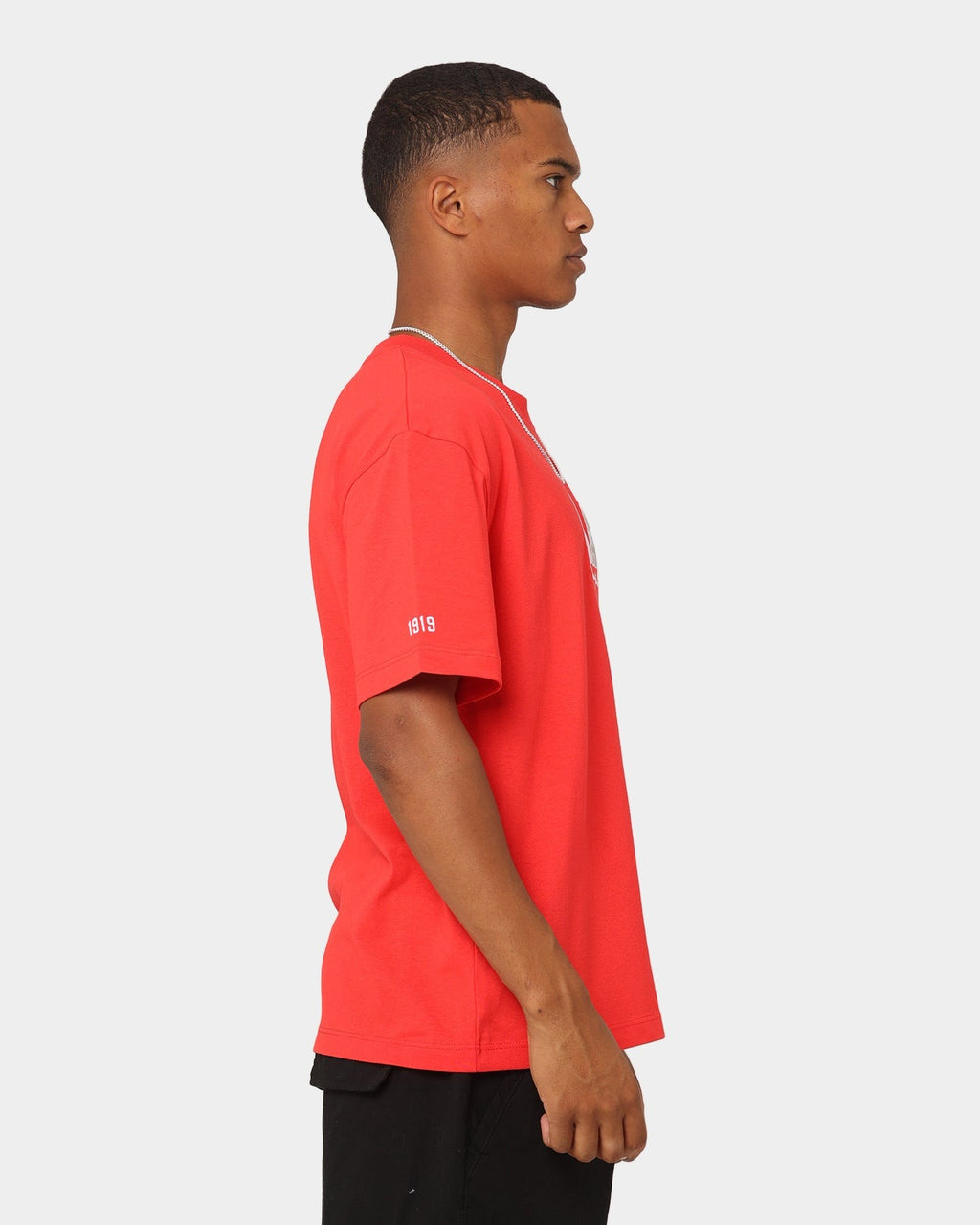 Champion Heritage USA Small Logo T-Shirt Red Spark Csi