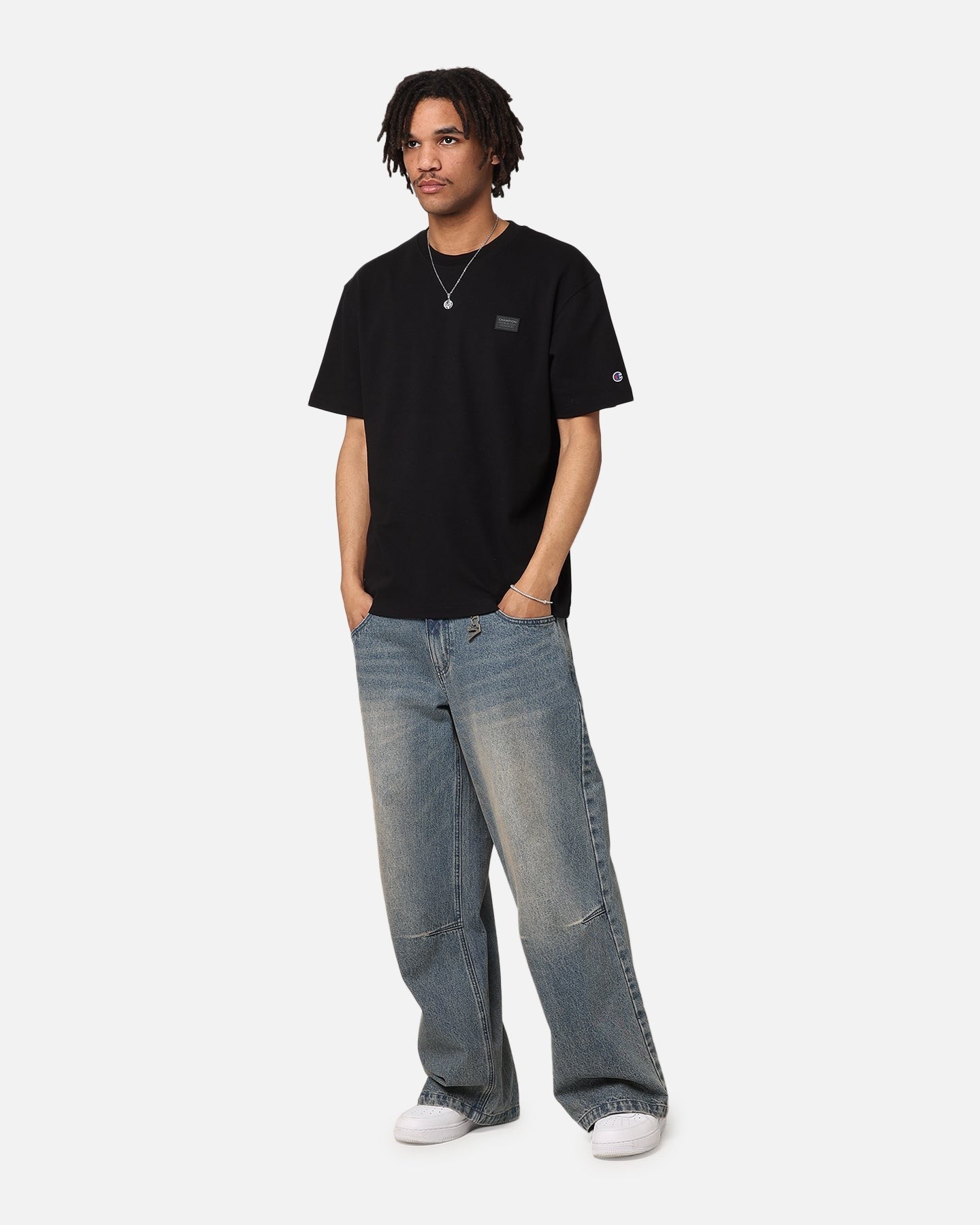 Champion Rochester Base T-Shirt Black Style001