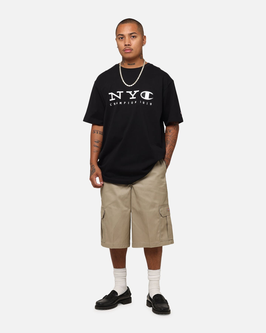 Champion Rochester Graphic T-Shirt Black Style001