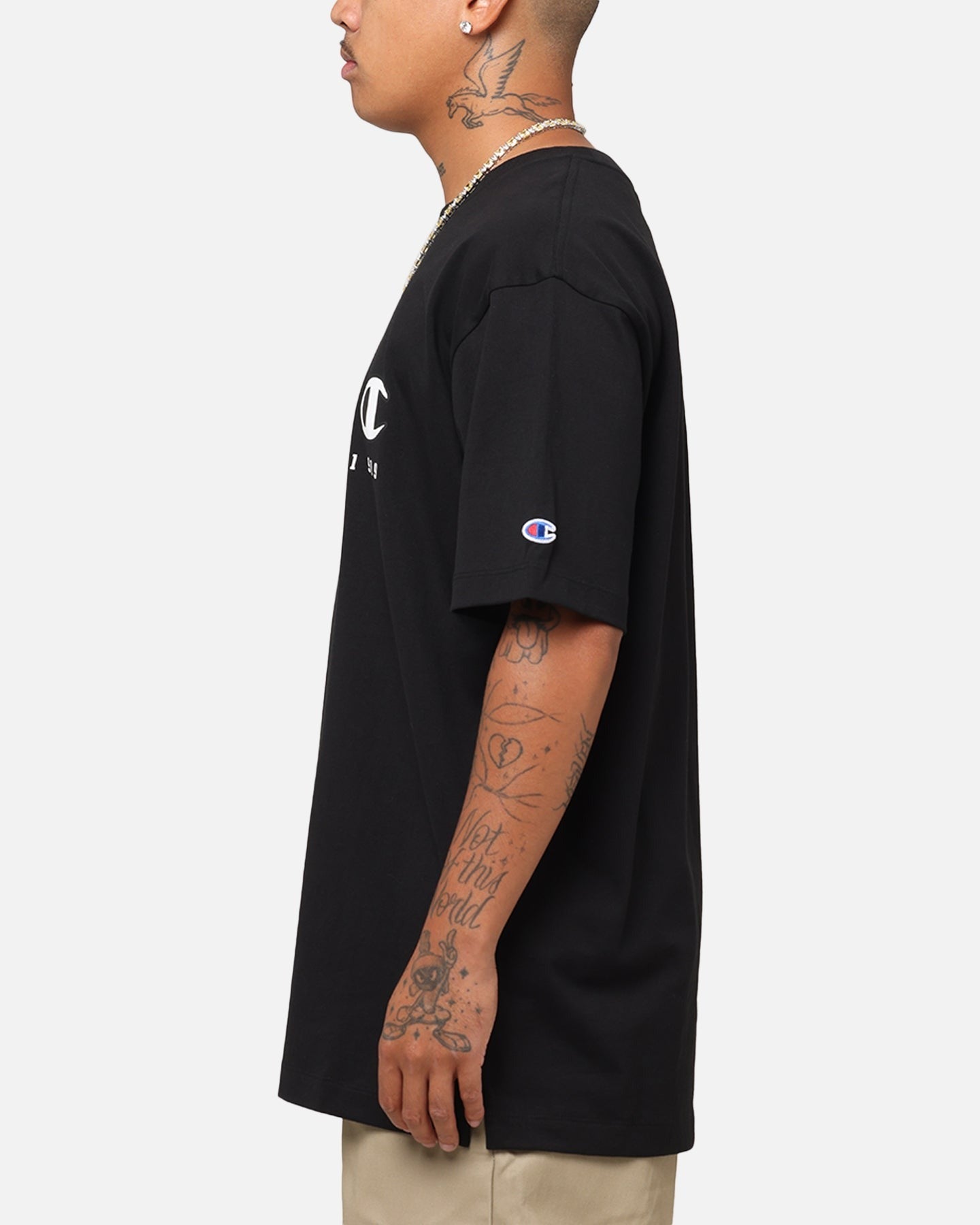 Champion Rochester Graphic T-Shirt Black Style001