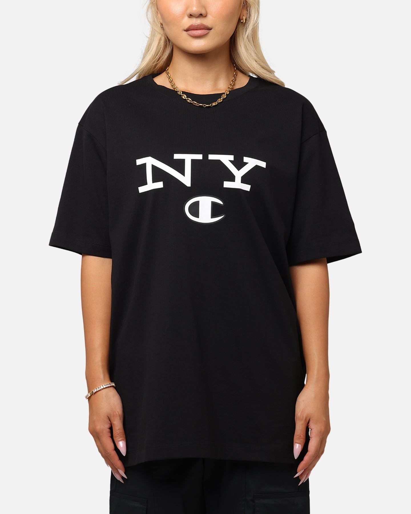 Champion Rochester Graphic T-Shirt Black Style004