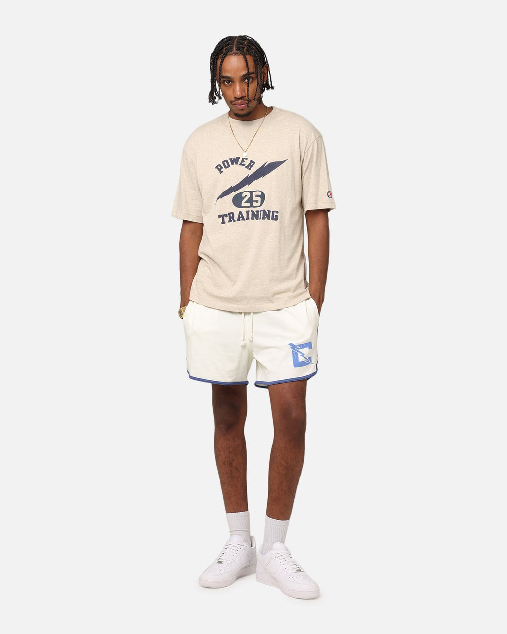 Champion Vintage Mix P.E Class T-Shirt Oatmeal Heather