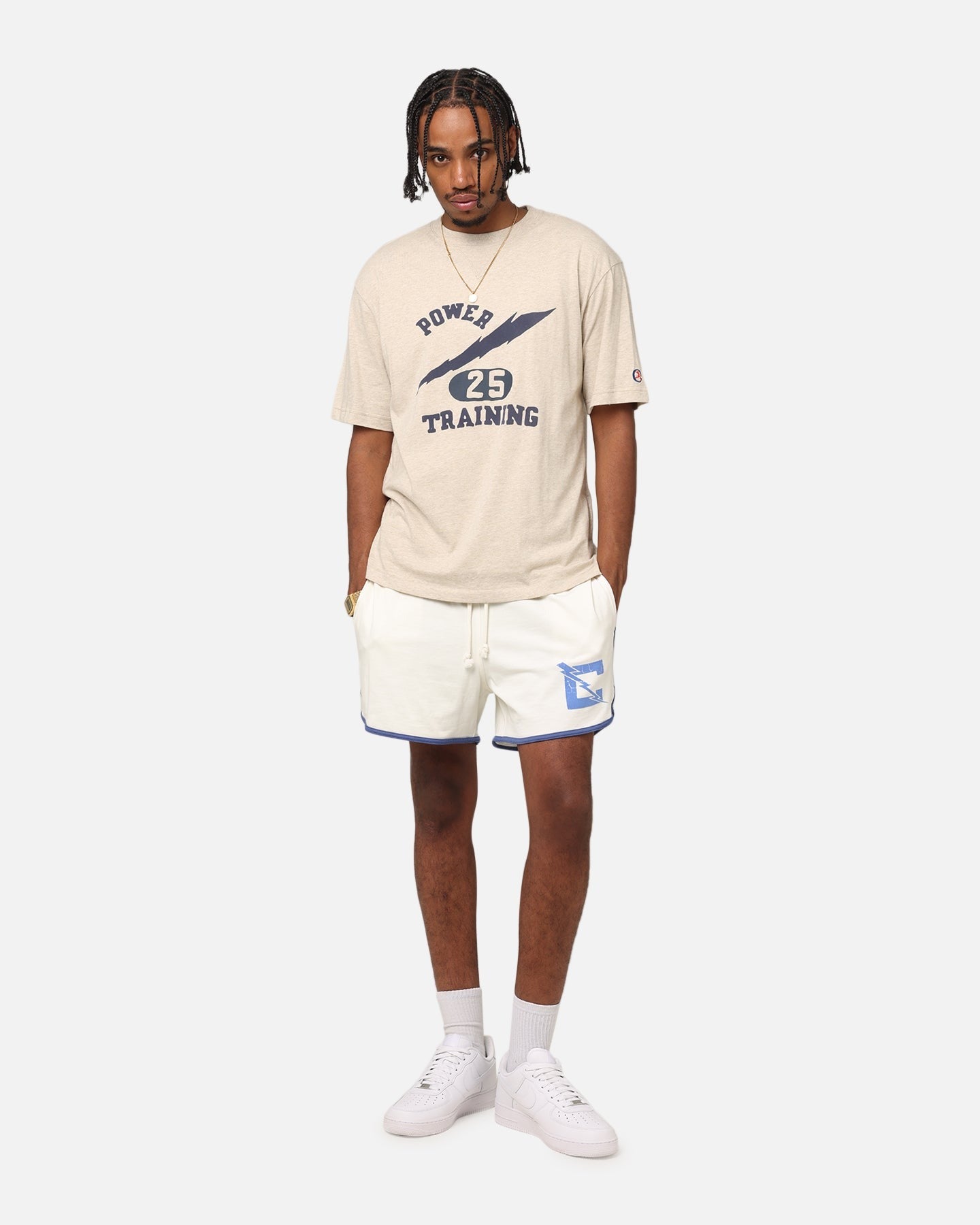 Champion Vintage Mix P.E Class T-Shirt Oatmeal Heather