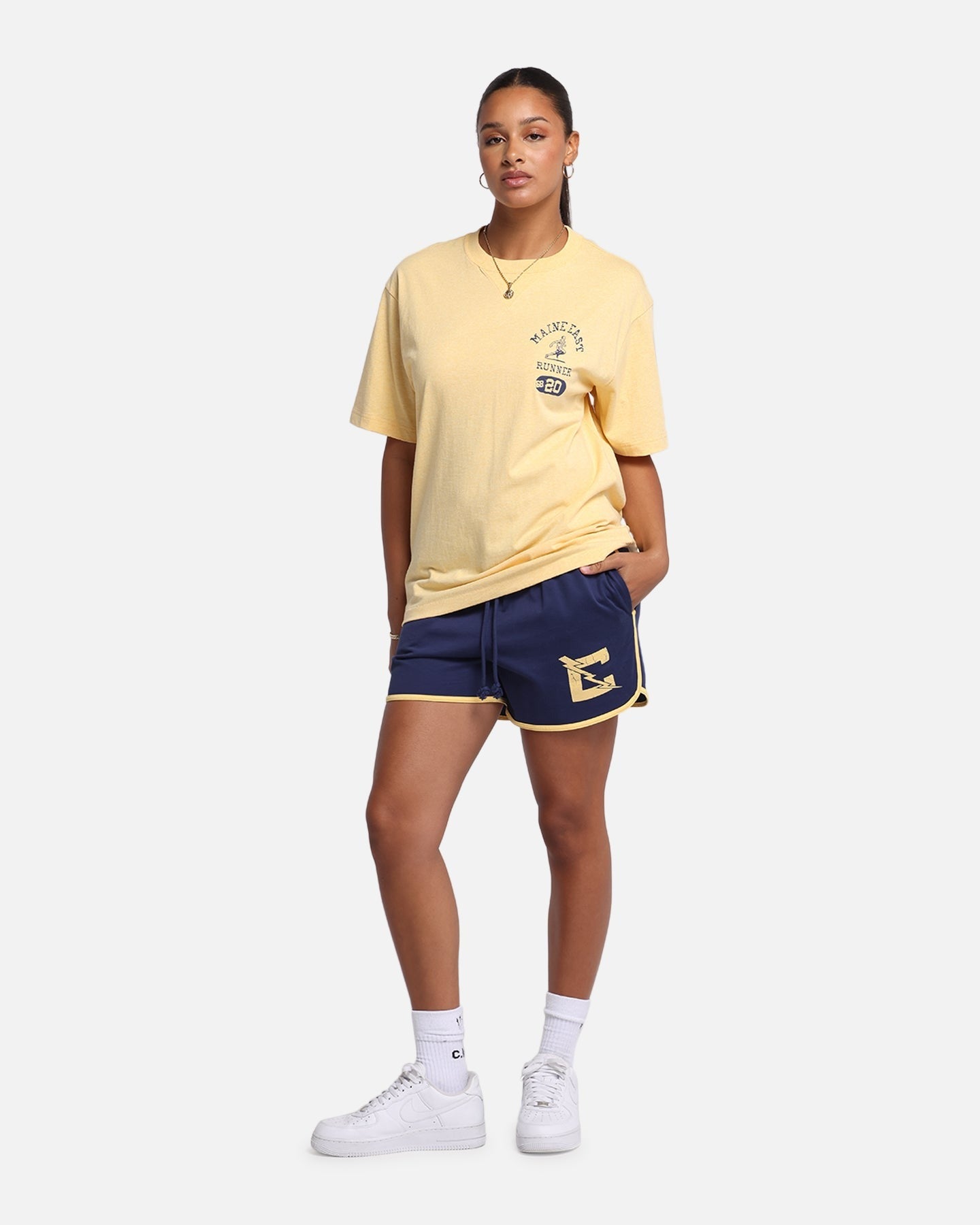 Champion Vintage Mix P.E Class T-Shirt Yellow Style001