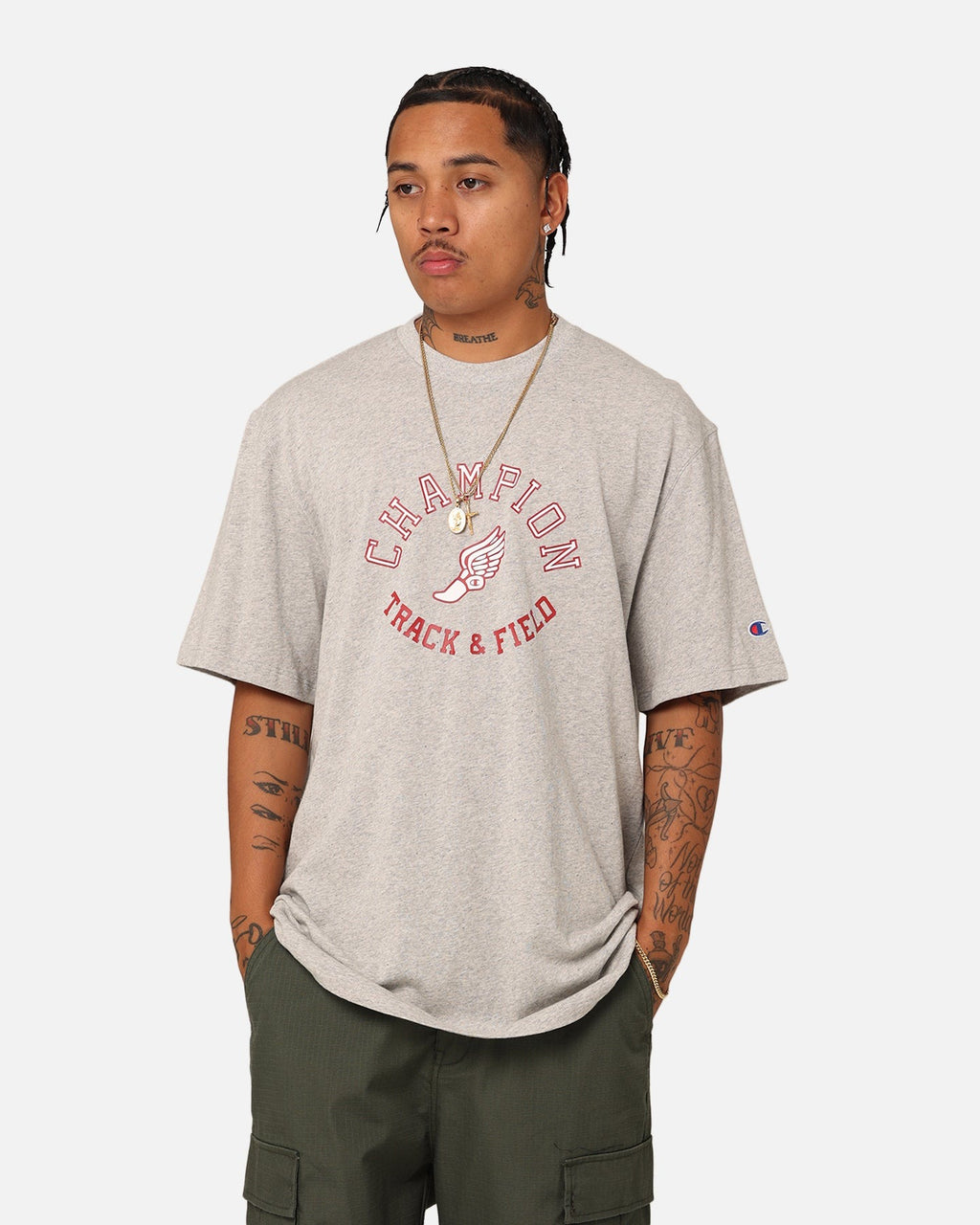Champion Wing Graphic T-Shirt Rubis