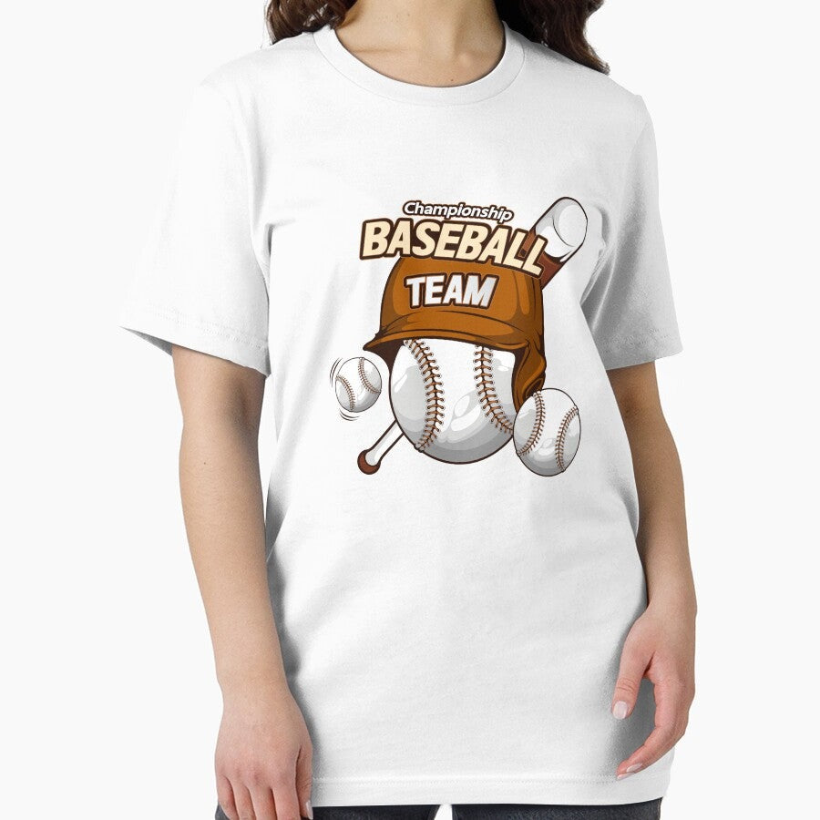 Championship Baseball Team Logo Baseball Fan Gift Essential T-Shirt