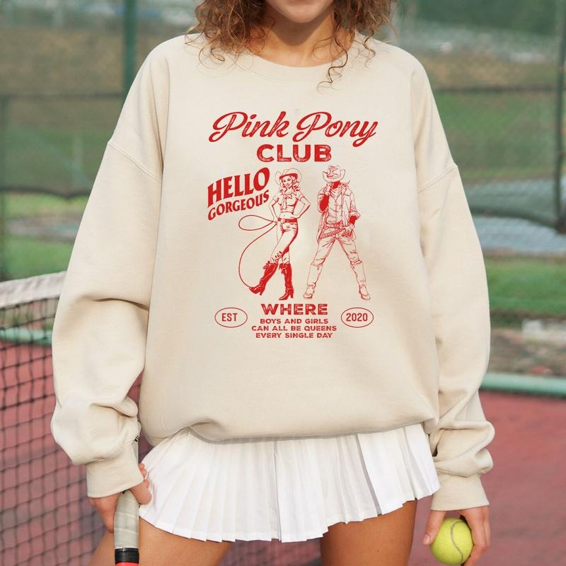 Chappel Pink P0ny Club Shirt Sweatshirt Hoodie, Vintage Shirt