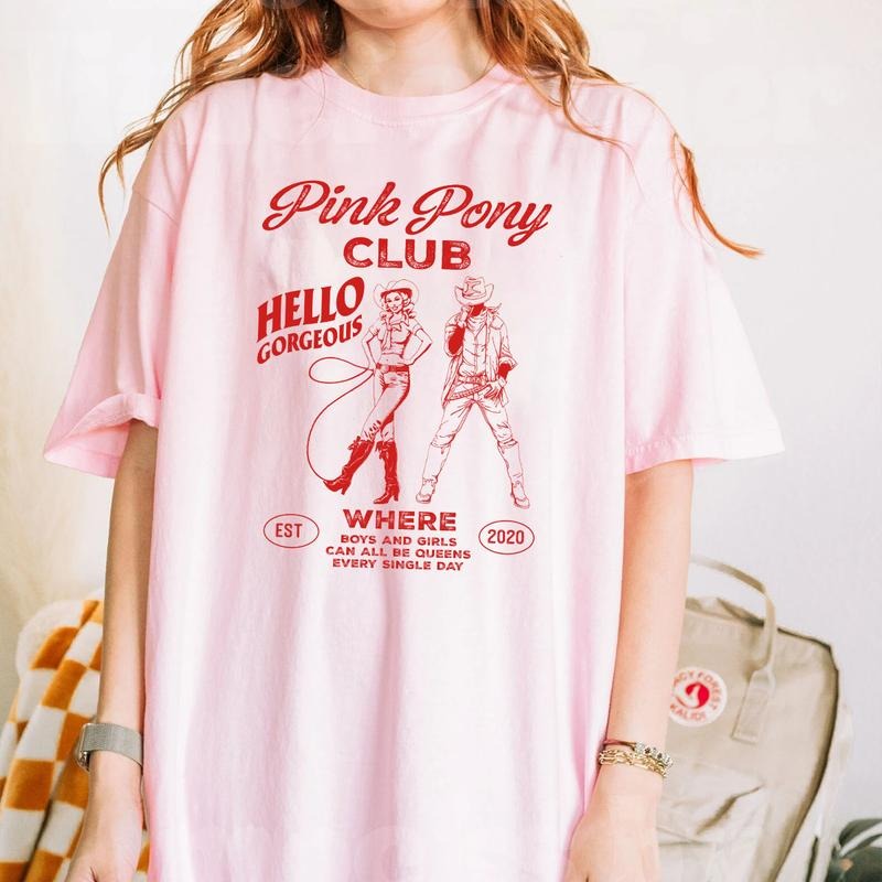 Chappel Pink P0ny Club Shirt Sweatshirt Hoodie, Vintage Shirt