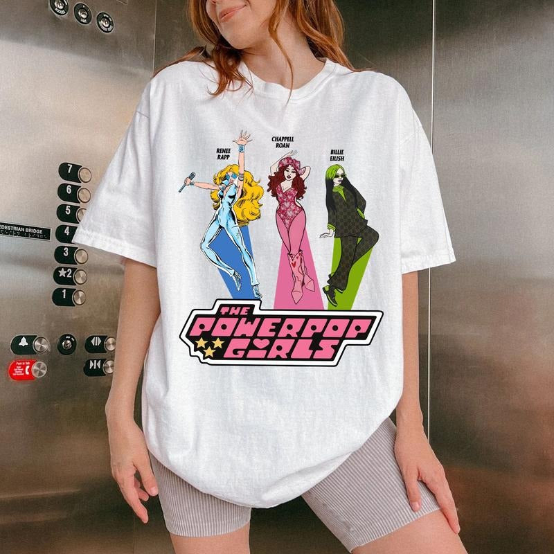 Chappell Powerpop Girls T-Shirt Sweatshirt, Chappell Music Sweatshirt Comfort style 001