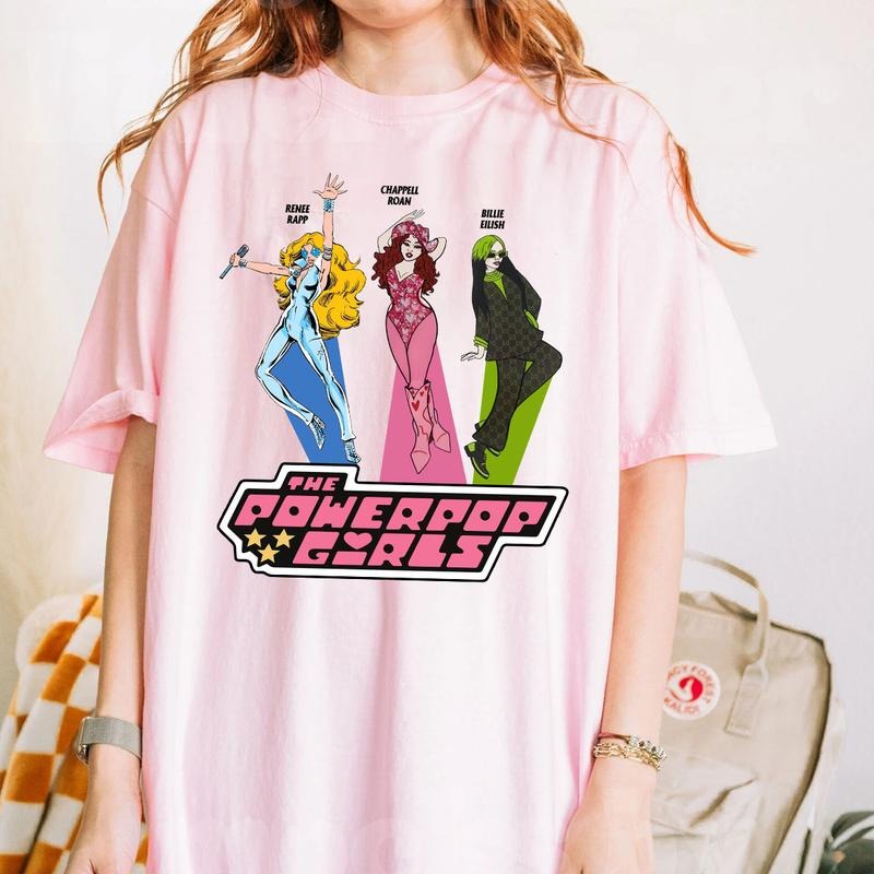 Chappell Powerpop Girls T-Shirt Sweatshirt, Chappell Music Sweatshirt Comfort style 001