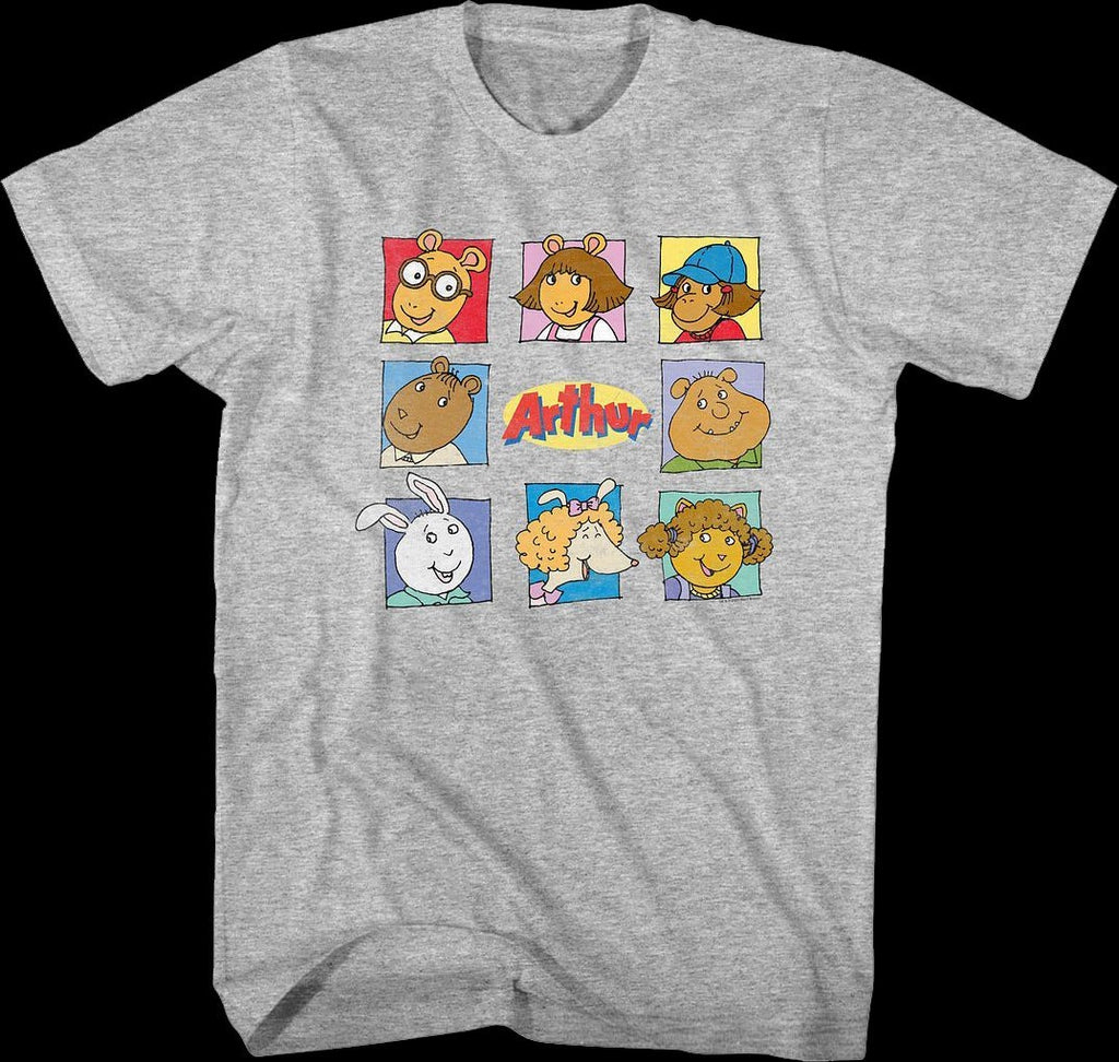 Character Panels Arthur T-Shirt