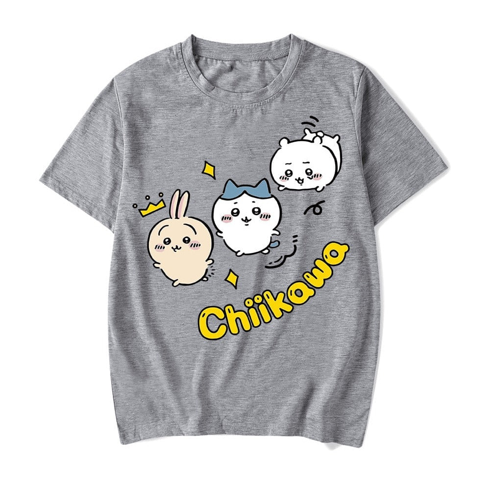 Chiikawa Merch Cute Graphic Chiikawa T-Shirt Simple Father's Day Gift Ideas