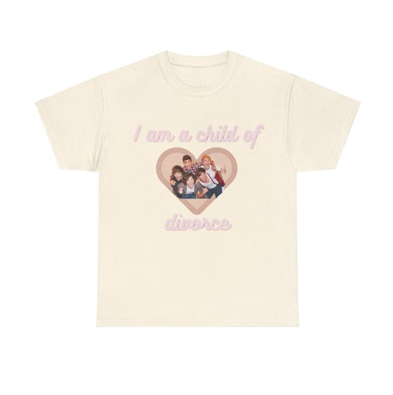 Child Of Divorce One Direction Shirt, One Direction Graphic Tee, Music Shirt, 1D Shirt, Gift For Fans Casual Round Neck