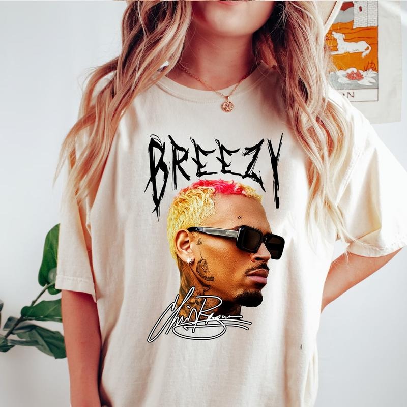 Chriss Brown Breezy Vintage Music Unisex T-shirt,  Sweatshirt Hoodies