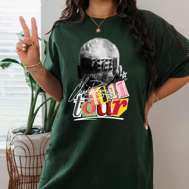 Chriss Brownn, Cool Tour Vintage T-shirt, Music Gift Sweatshirt Hoodies