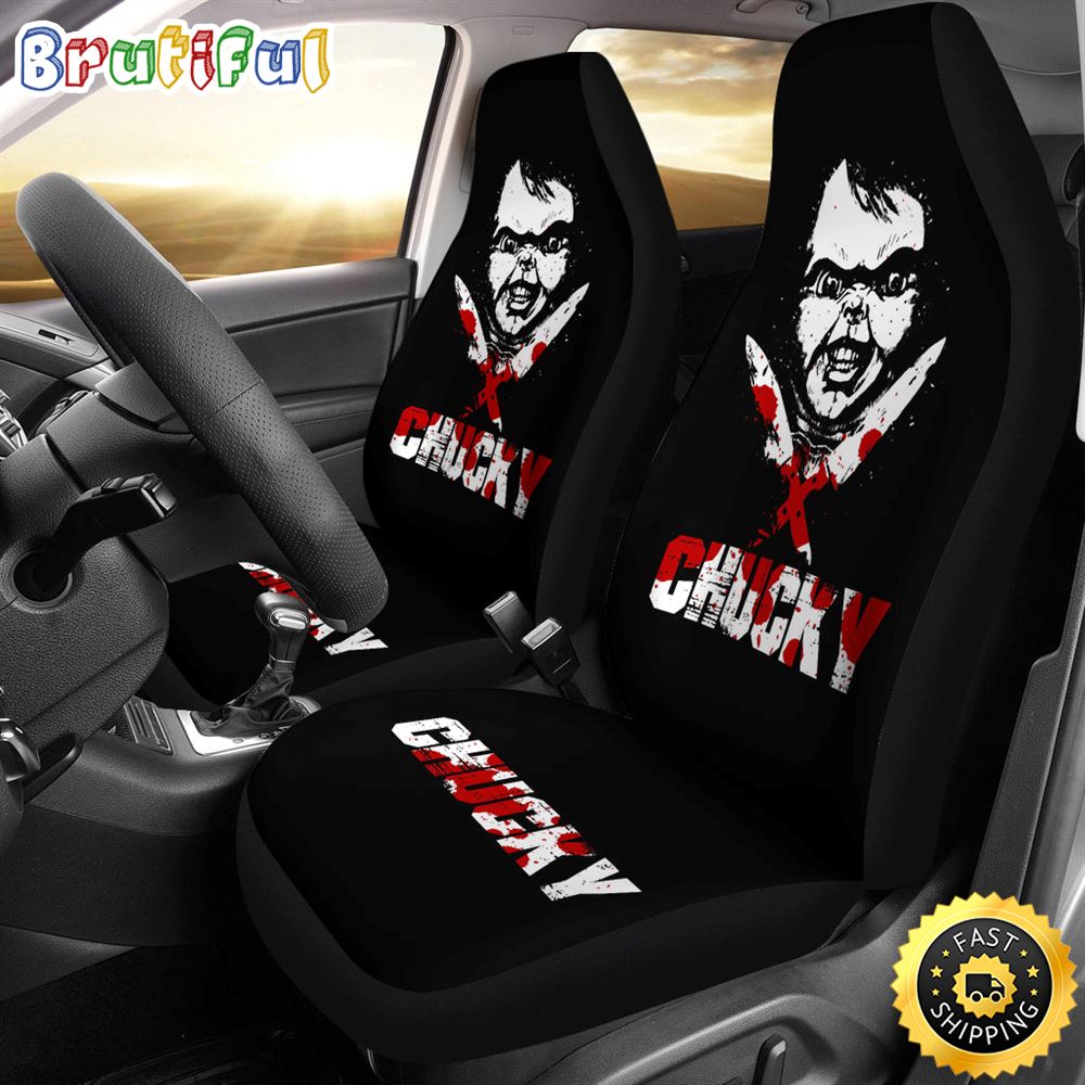 Chucky Blood Horror Film Car Seat Covers Chucky Horror Film Car Accesories Ci091121_9757