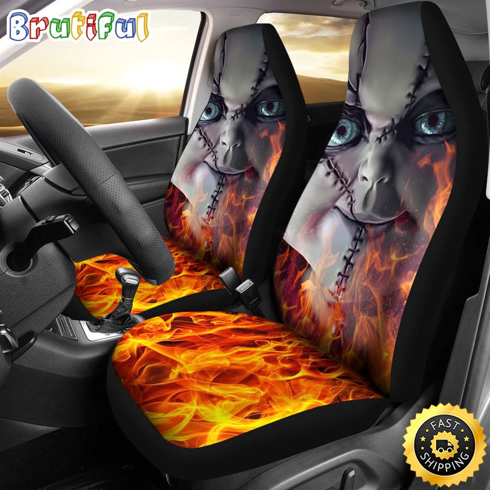 Chucky Fire Horror Movie Car Seat Covers Chucky Horror Film Car Accesories