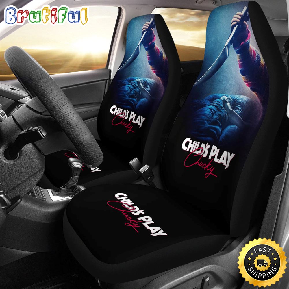 Chucky Hand Blood Horror Halloween Car Seat Covers Chucky Horror Film Car Accesories