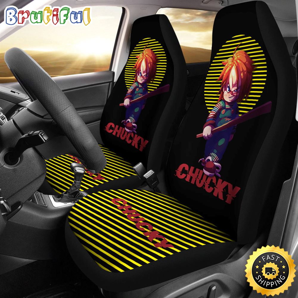 Chucky Horror Film Minimal Car Seat Covers Chucky Horror Film Car Accesories