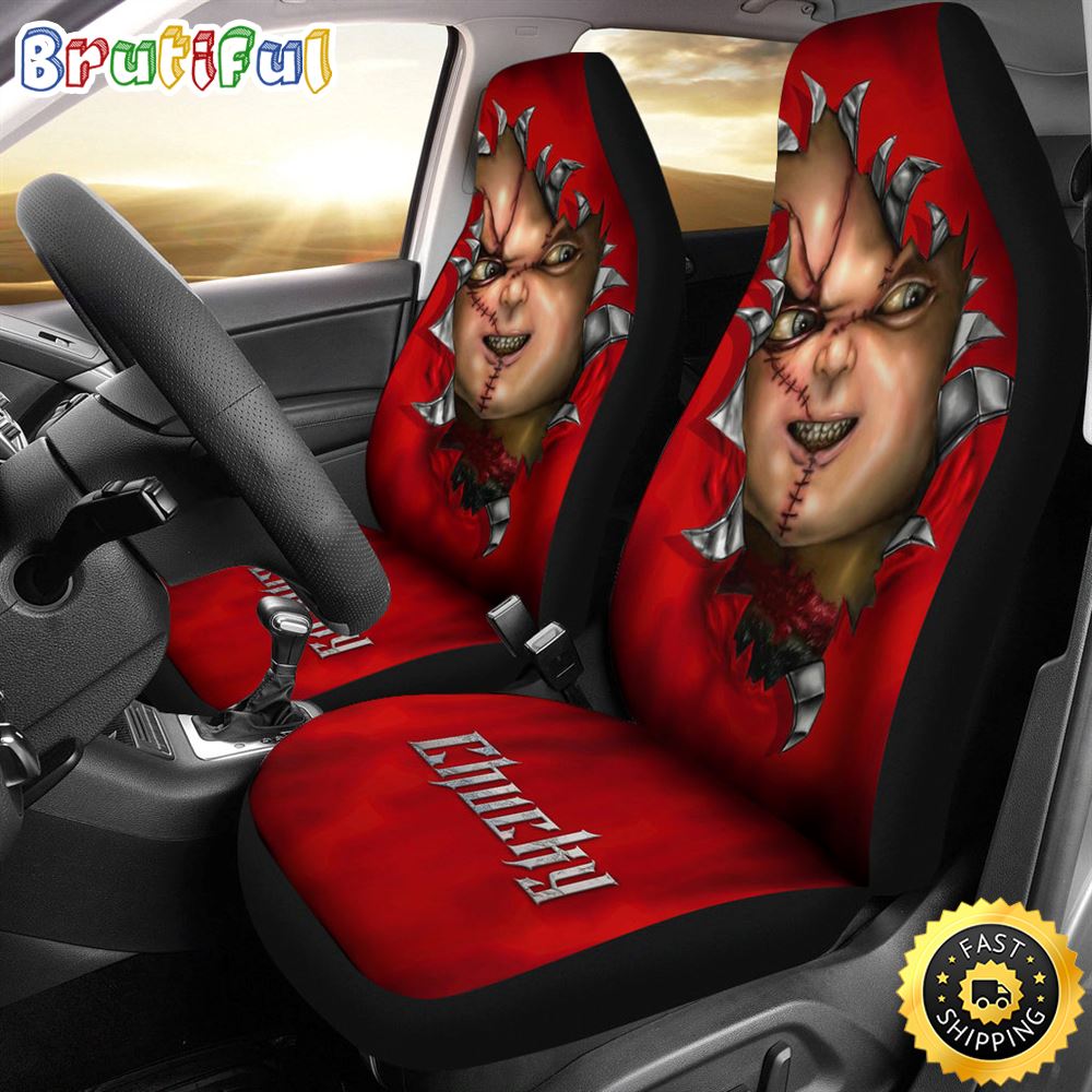 Chucky Horror Movie Car Seat Covers Chucky Horror Film Car Accesories