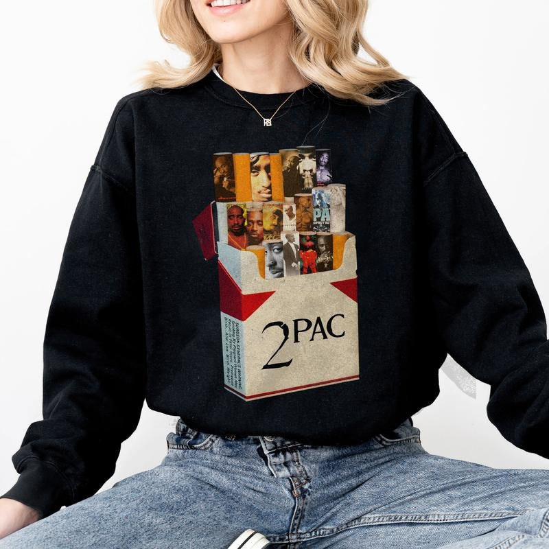 Cigar Lovers Short-Sleeve Unisex T-Shirt, Smoking T-Shirt, 2Pac Tupac Shakur T-Shirt, Tupac Shakur Vintage T-Shirt,2Pac Shirt, Rapper Shirt,Hiphop Shirt,Vintage 90s Bootleg Shirt,Unisex